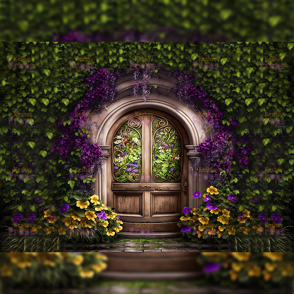 Flower Theme Backdrop (1027)