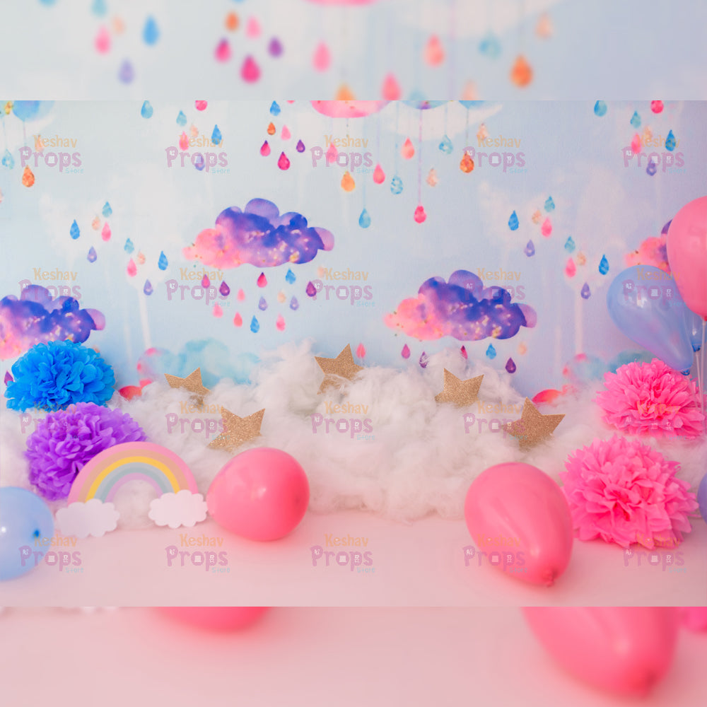 Balloon Theme Backdrop (1070)