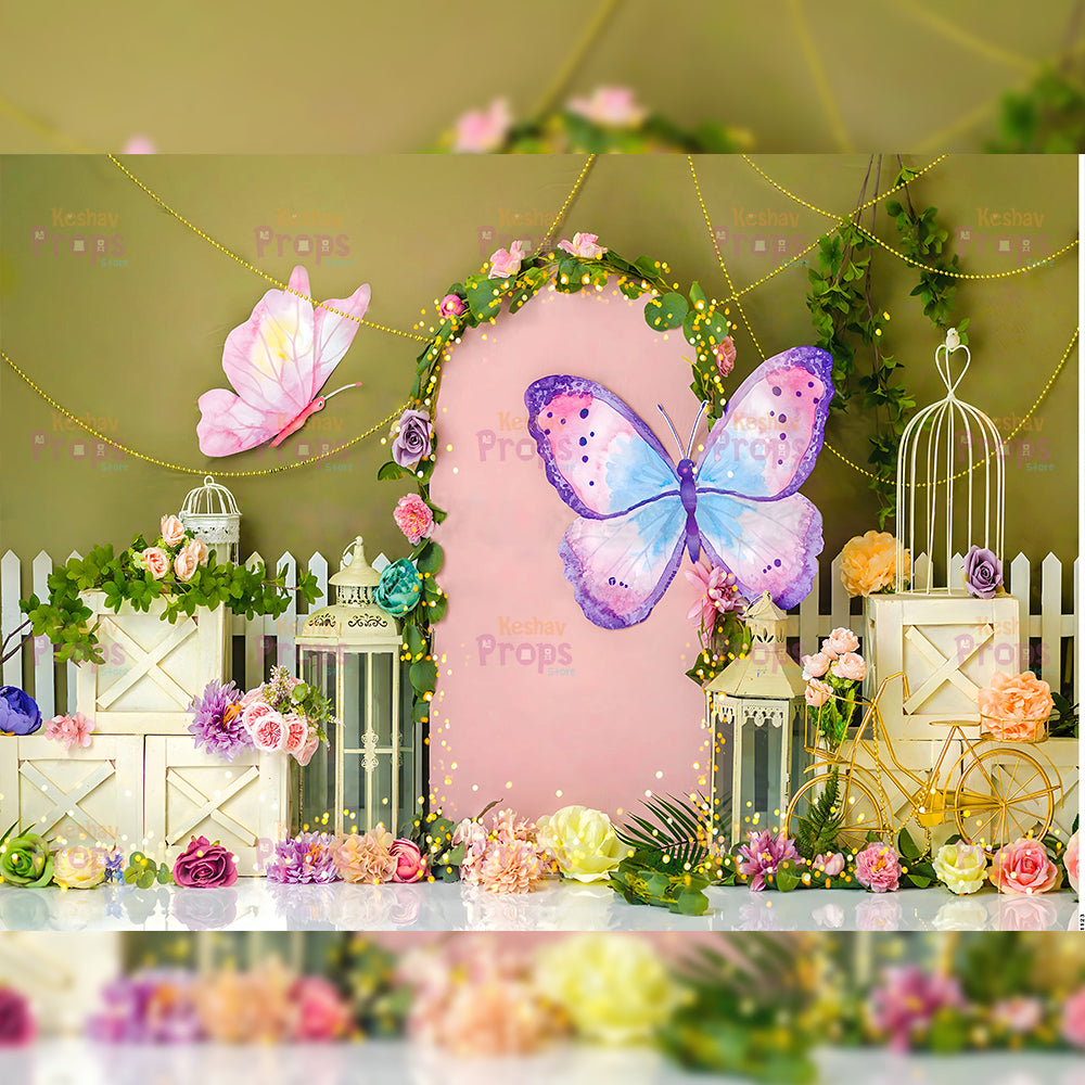 Butterfly Theme Backdrop (1123)