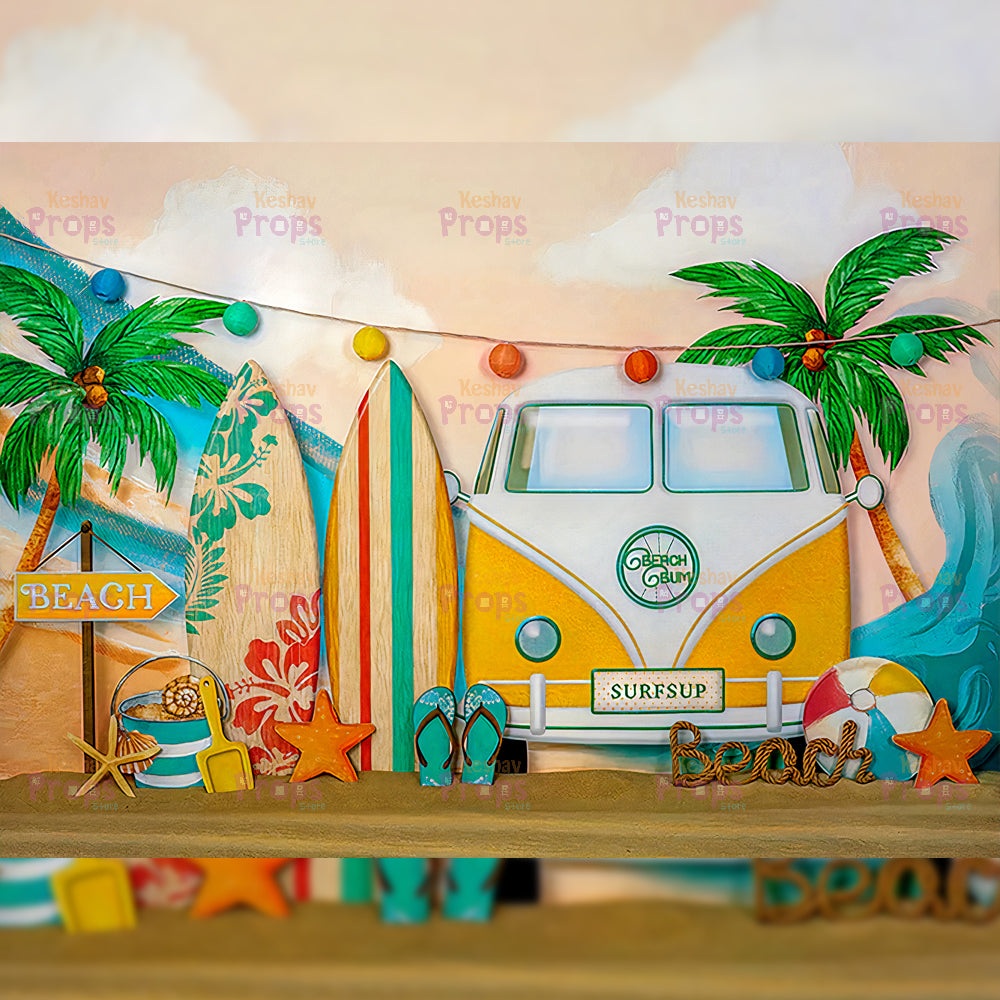 Beach Theme Backdrop (1165)