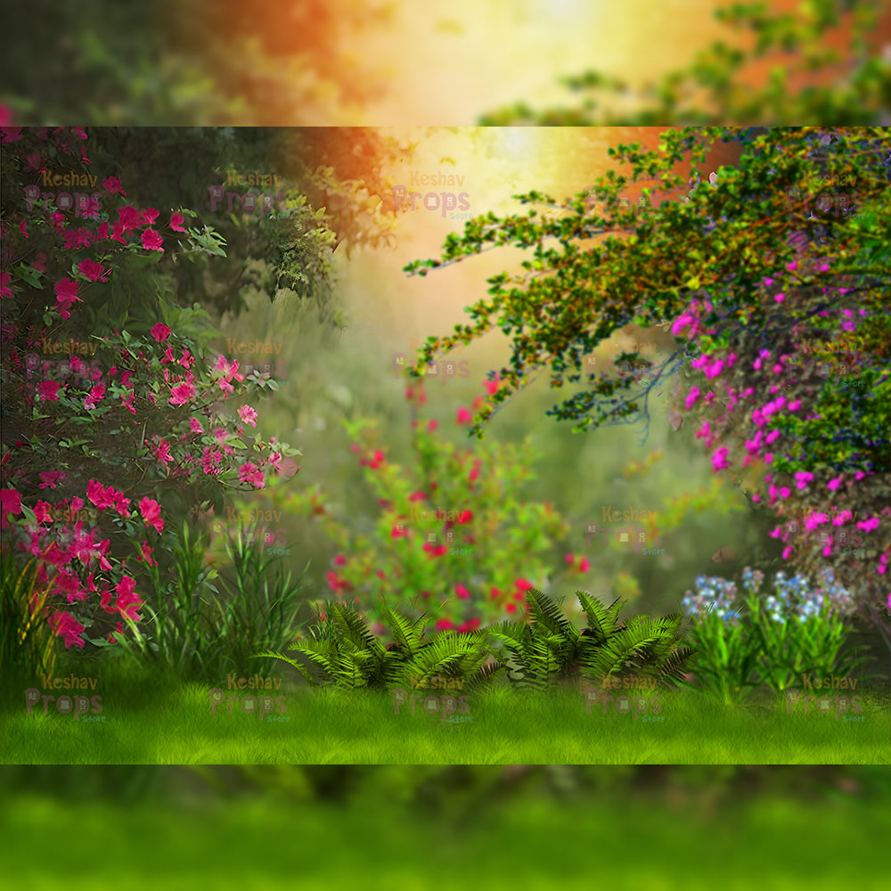 Flower Theme Backdrop (1189)