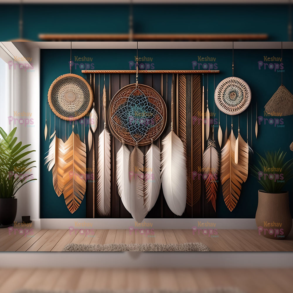 Boho Theme Backdrop (1267)