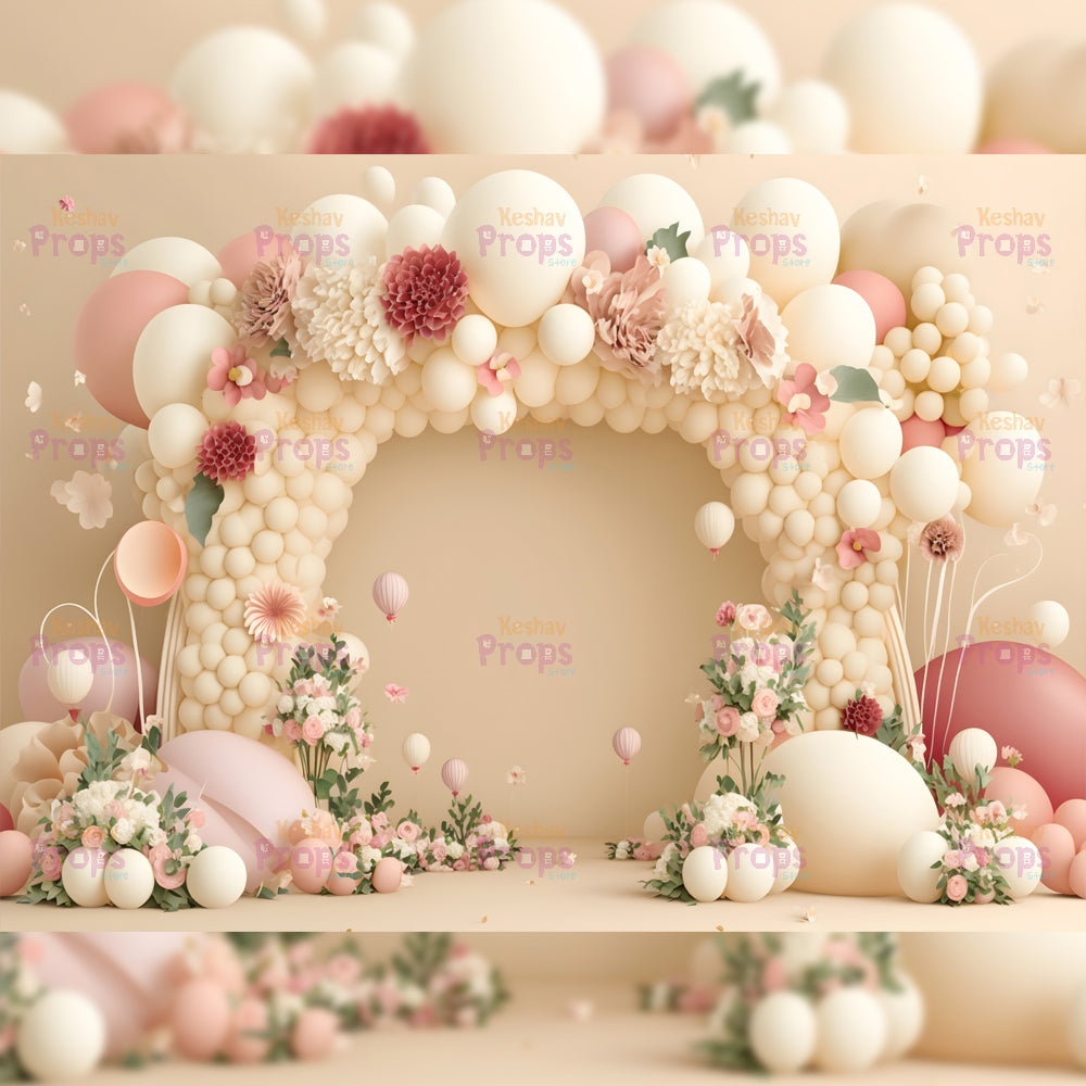 Balloon Theme Backdrop (1289)