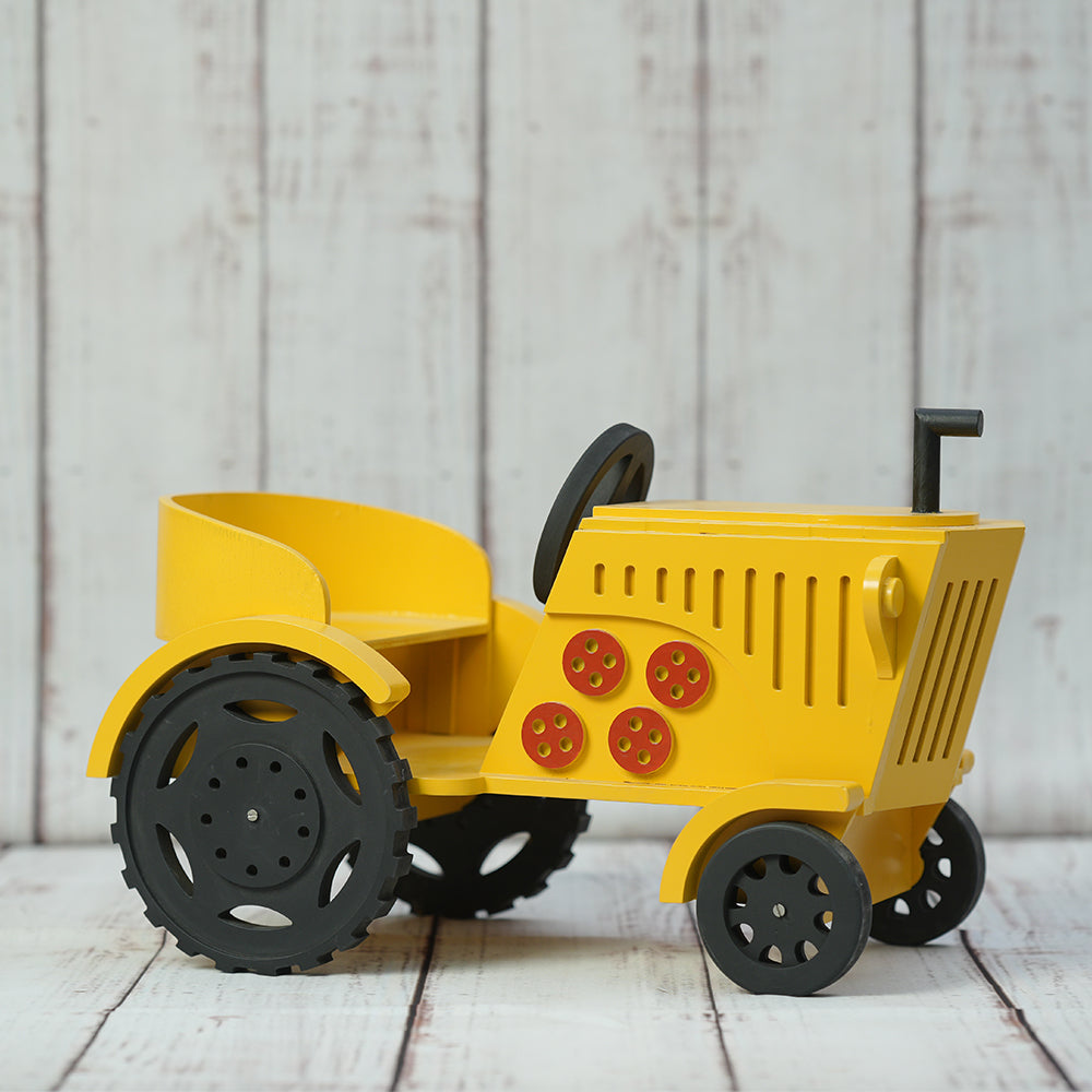 Tractor Baby Photoshoot Prop - Yellow