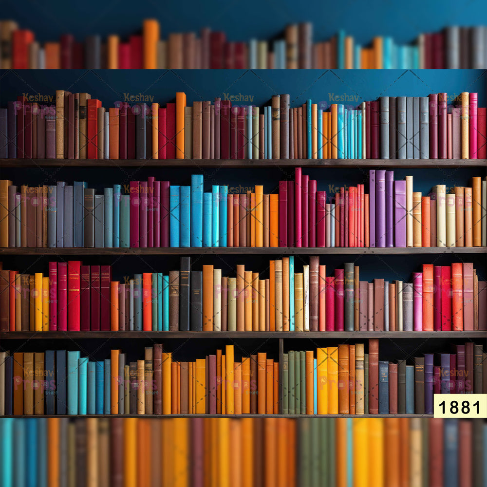 Library Theme Backdrop (1881)