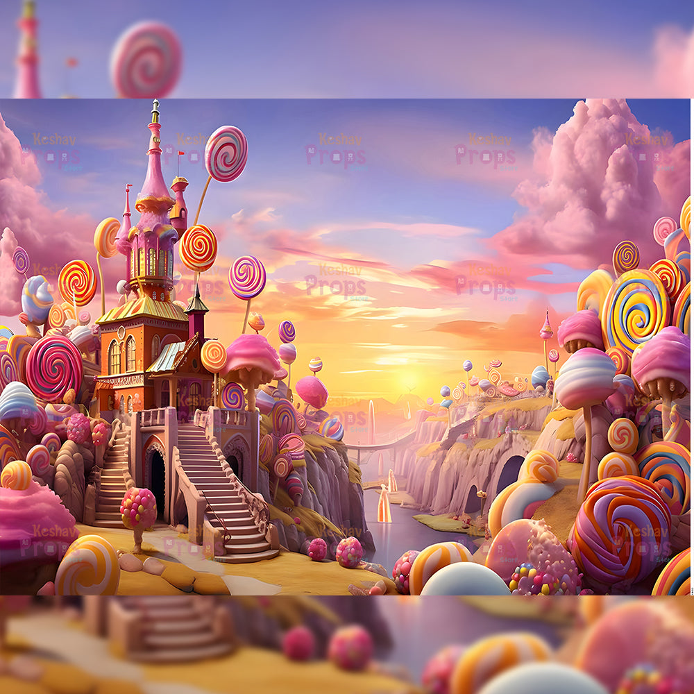 Candy Theme Backdrop (1900)