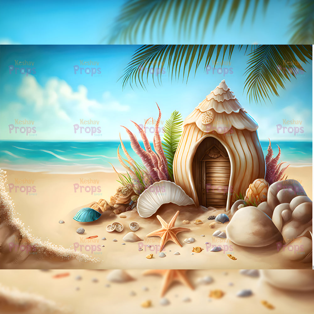 Beach Theme Backdrop (1942)