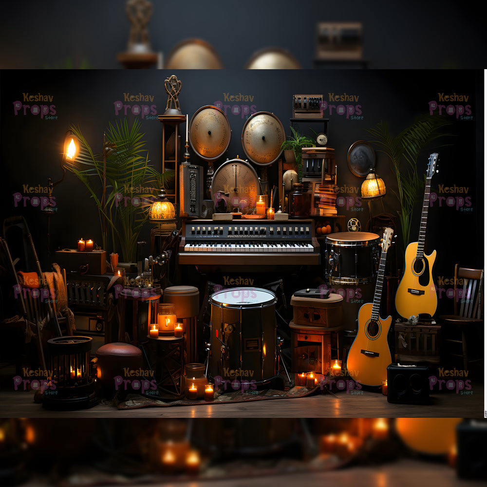Music Theme Backdrop (2089)