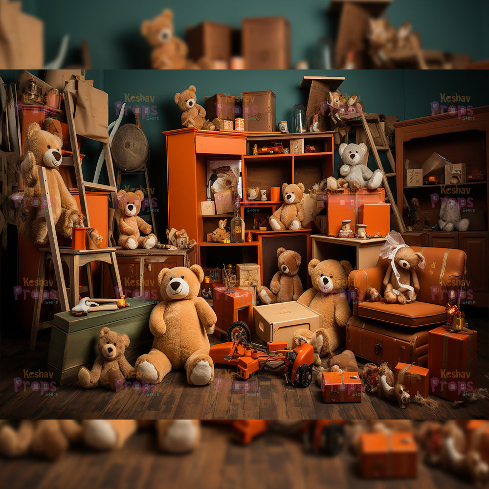 Teddy Bear Theme Backdrop (2146)