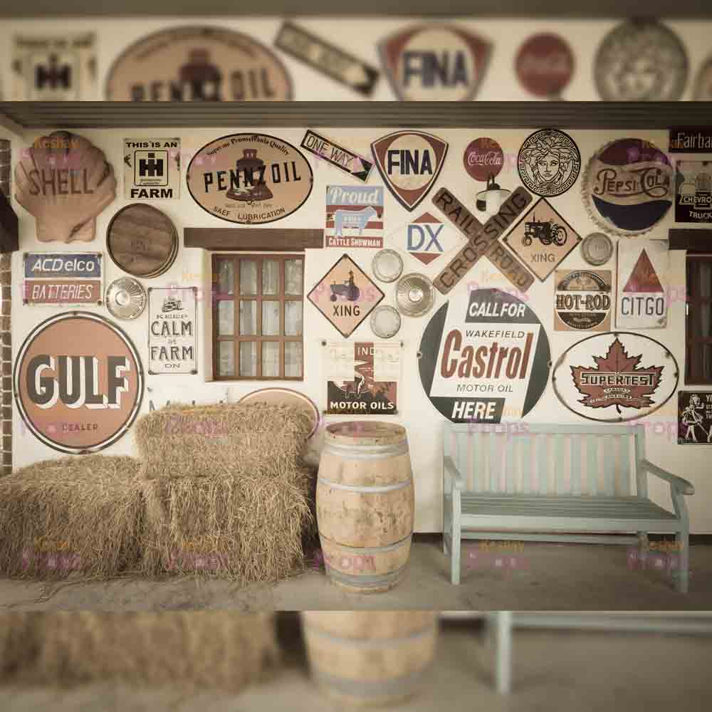 Cow Boy Theme Backdrop (2177)