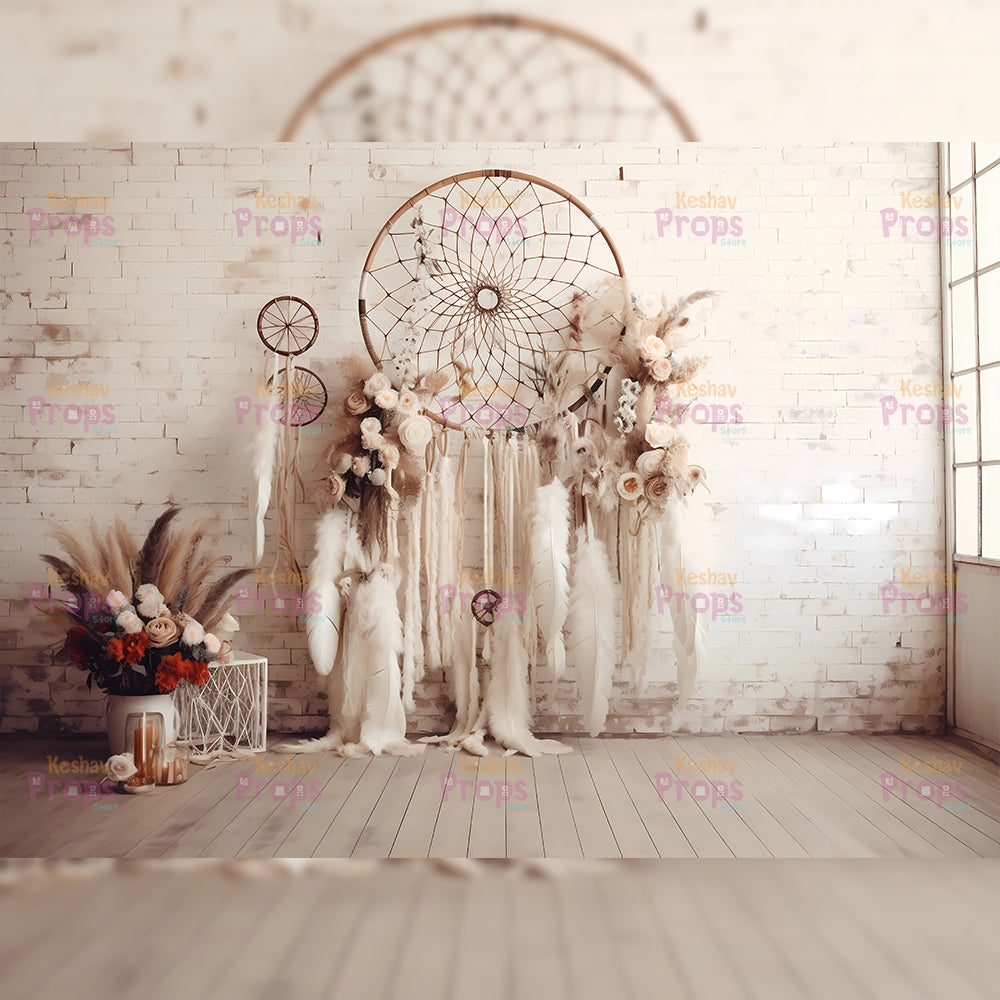 Boho Theme Backdrop (2179)