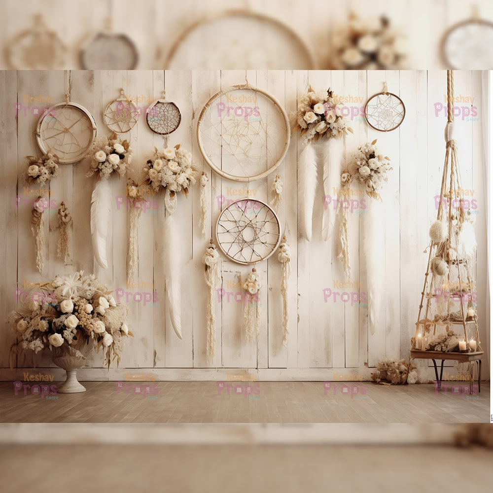 Boho Theme Backdrop (2271)