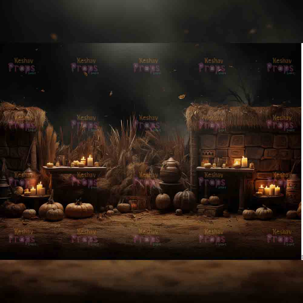 Pumpkin Theme Backdrop (2276)