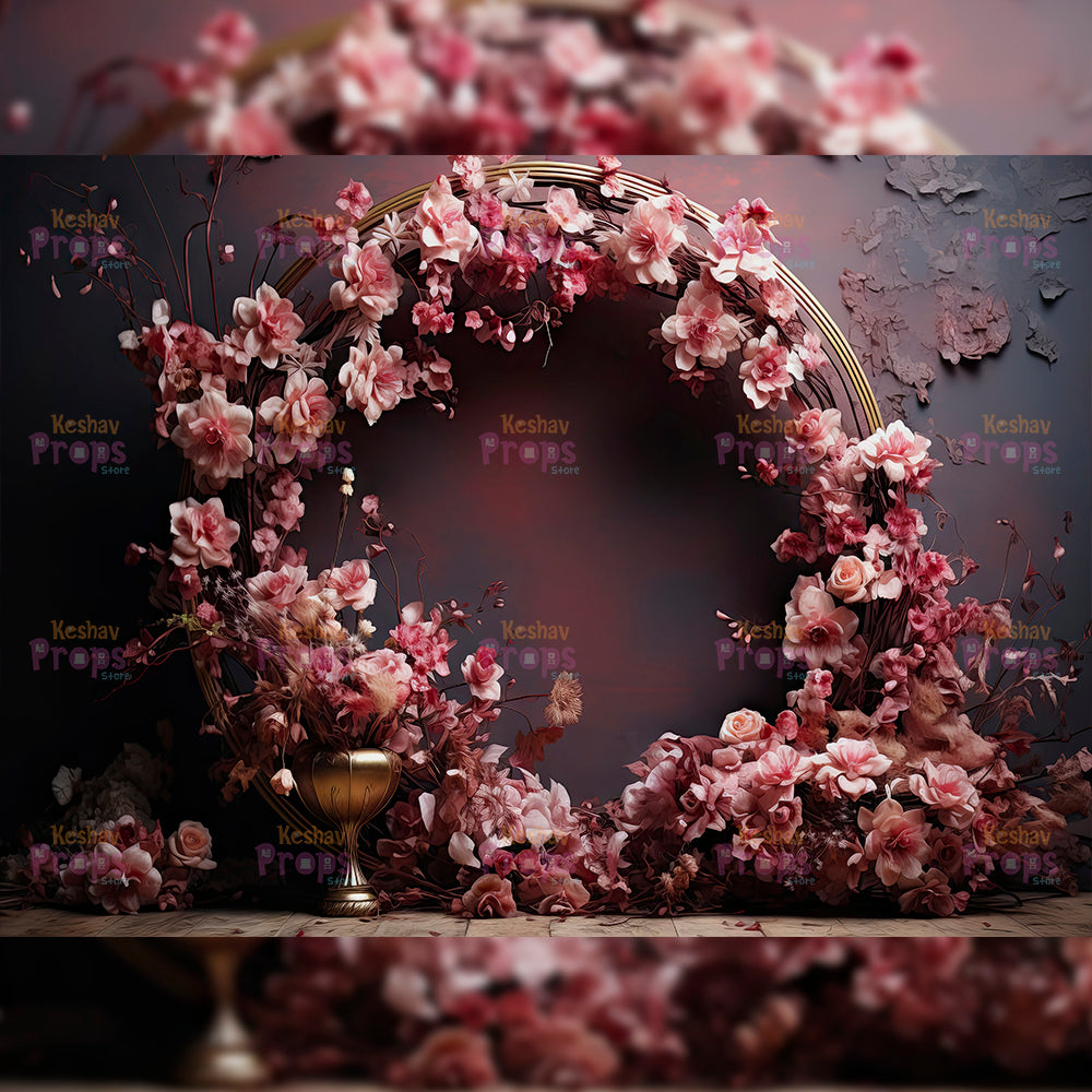 Flower Theme Backdrop (2283)