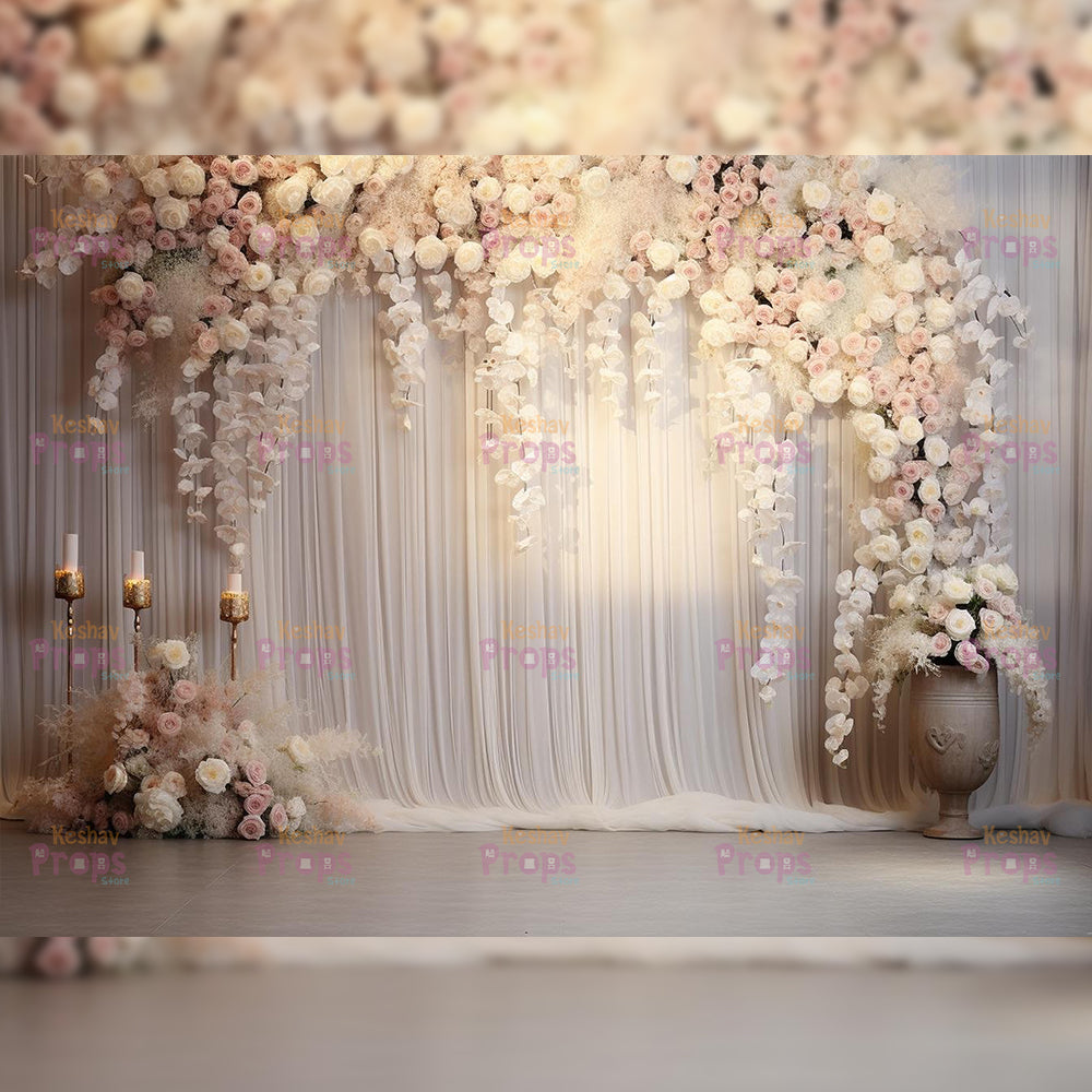 Flower Theme Backdrop (2289)
