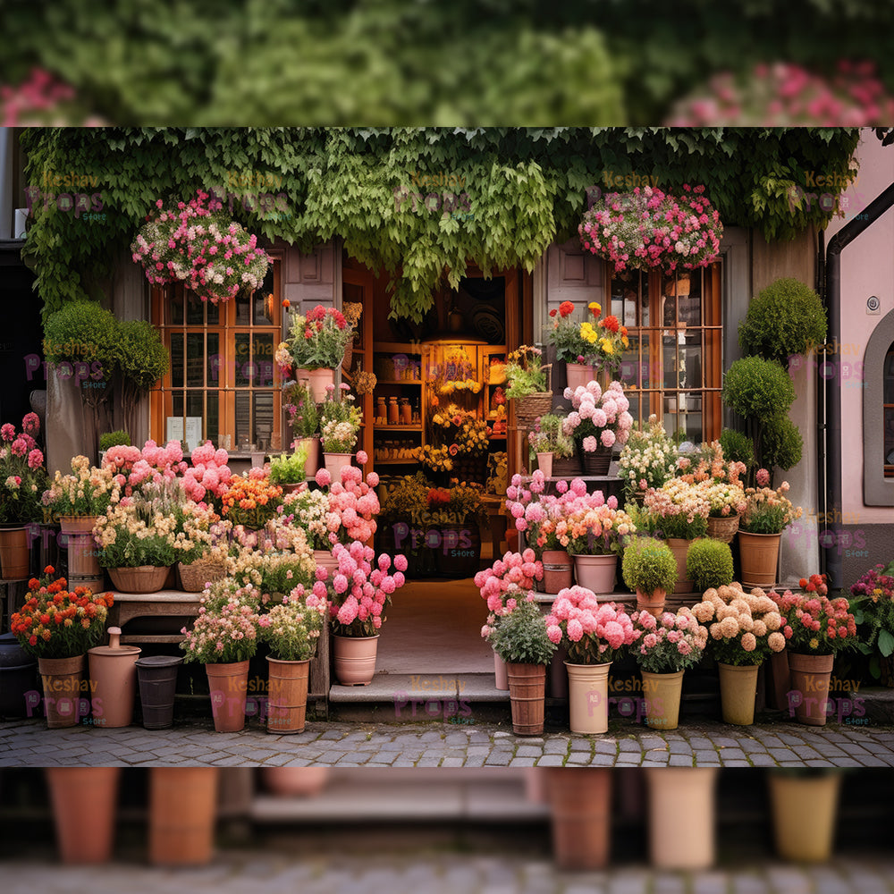 Flower Theme Backdrop (2299)