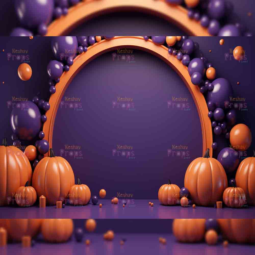 Pumpkin Theme Backdrop (2358)
