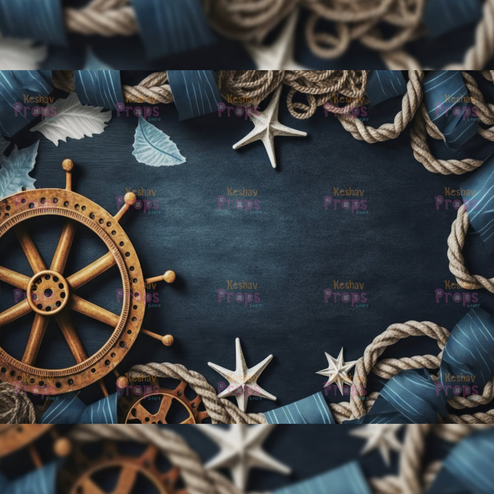 Beach Theme Backdrop (2359)