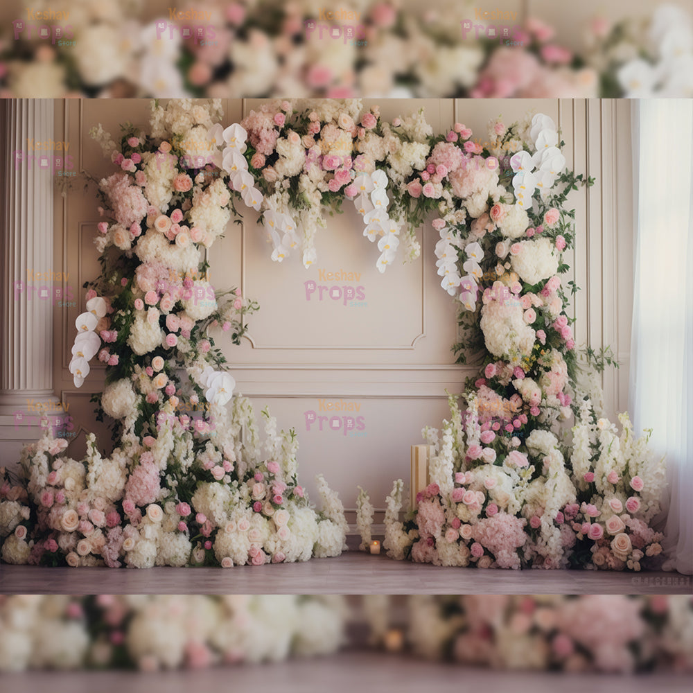 Flower Theme Backdrop (2456)