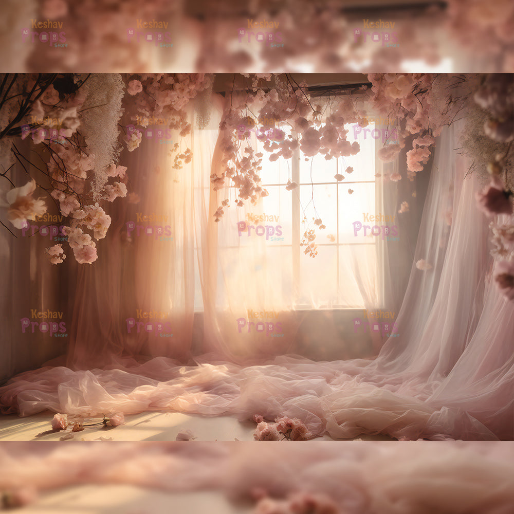 Flower Theme Backdrop (2480)