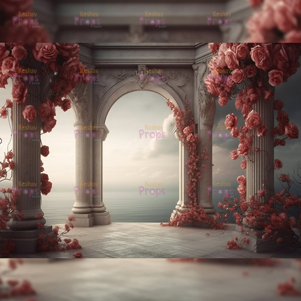 Flower Theme Backdrop (2489)