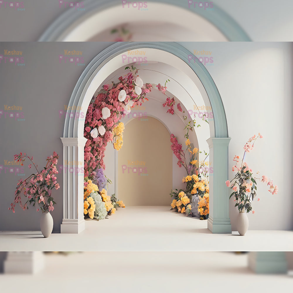 Flower Theme Backdrop (2492)