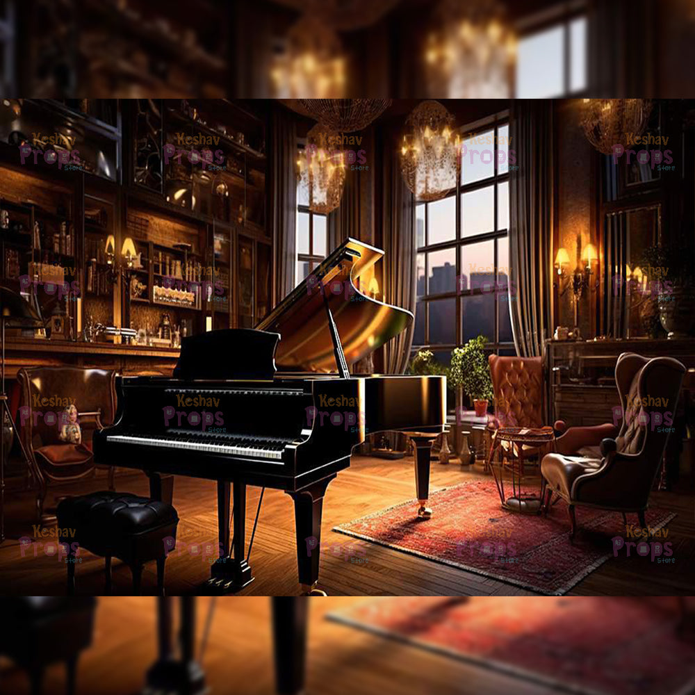 Music Theme Backdrop (2848)
