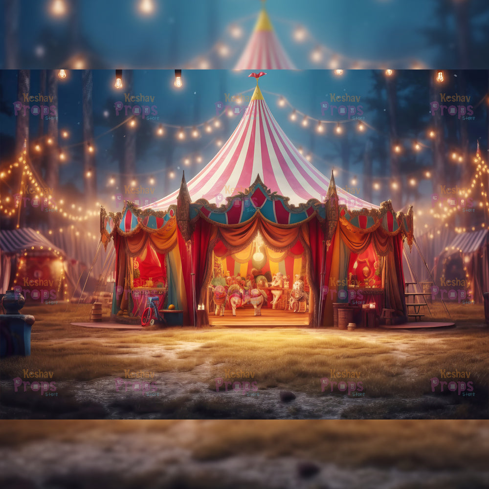 Circus Theme Backdrop (3235)