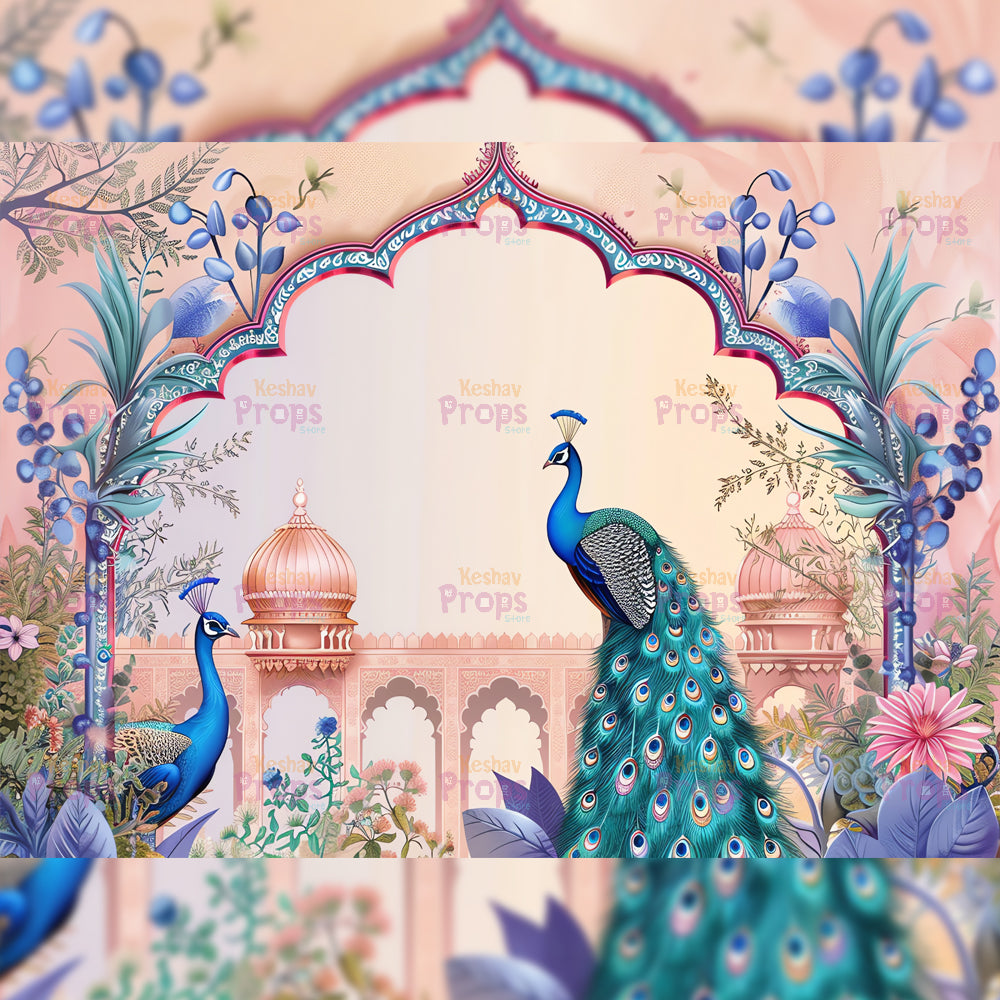 Peacock Theme Backdrop (3344)