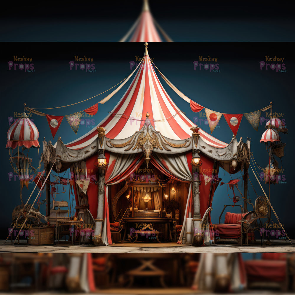 Circus Theme Backdrop (3366)