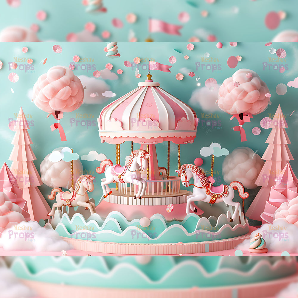 Circus Theme Backdrop (3375)