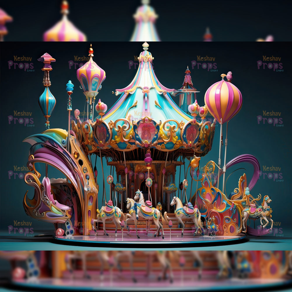 Circus Theme Backdrop (3417)