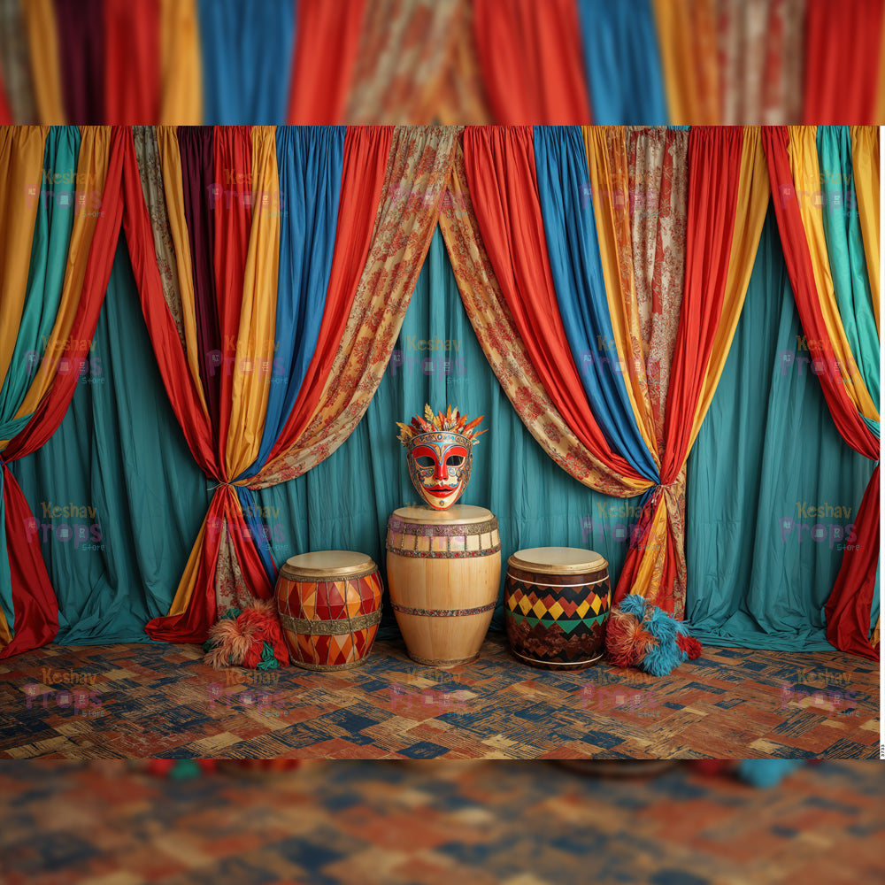 Circus Theme Backdrop (3733)
