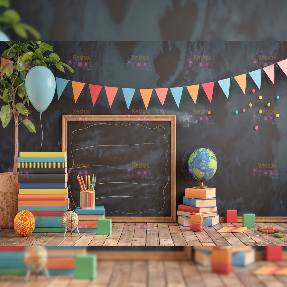 Class Room Theme Backdrop (3981)