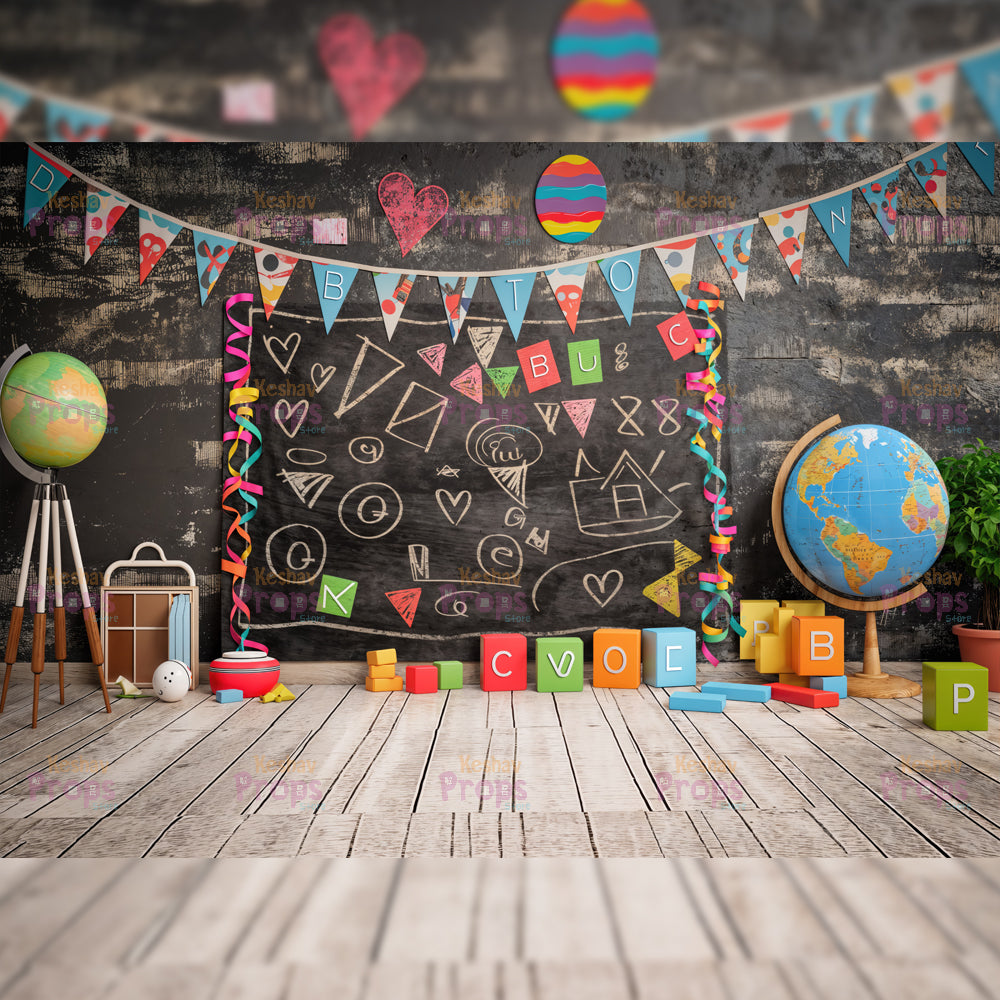 Class Room Theme Backdrop (4067)