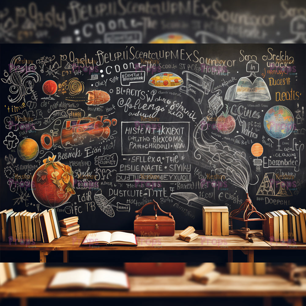 Class Room Theme Backdrop (4076)