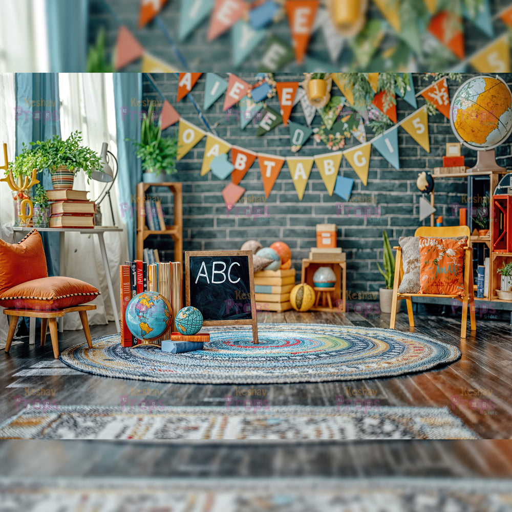 Class Room Theme Backdrop (4197)