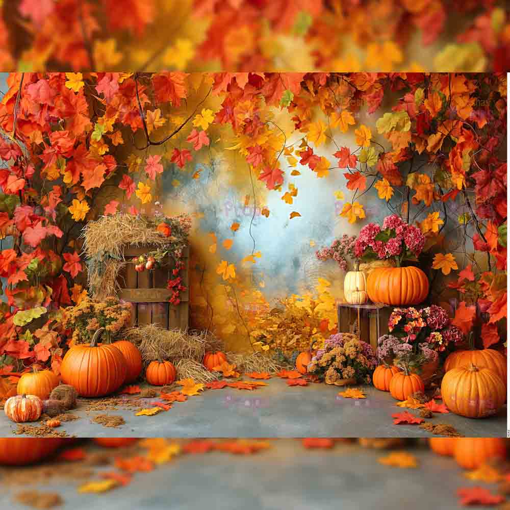 Pumpkin Theme Backdrop (4242)