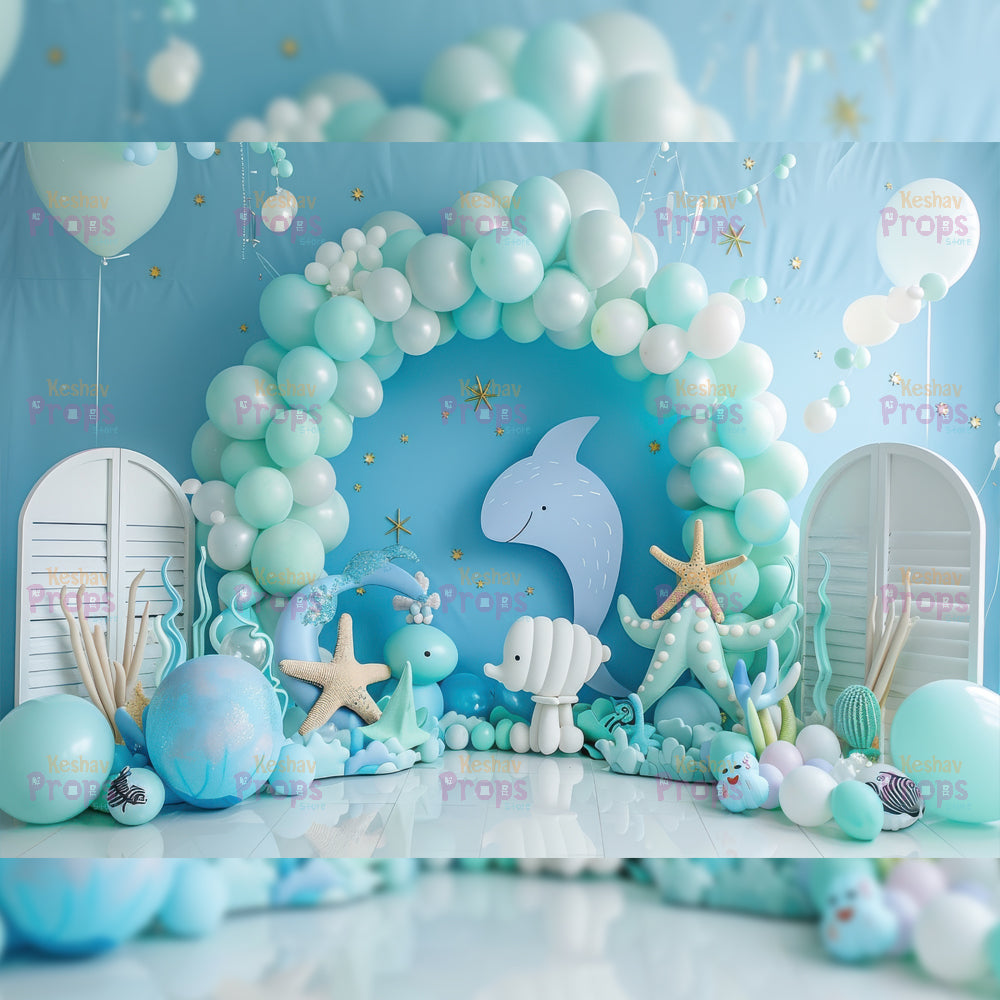Balloon Theme Backdrop (4249)