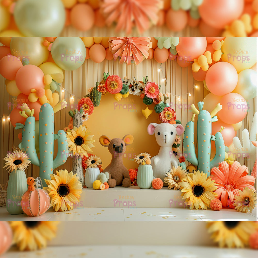 Balloon Theme Backdrop (4251)