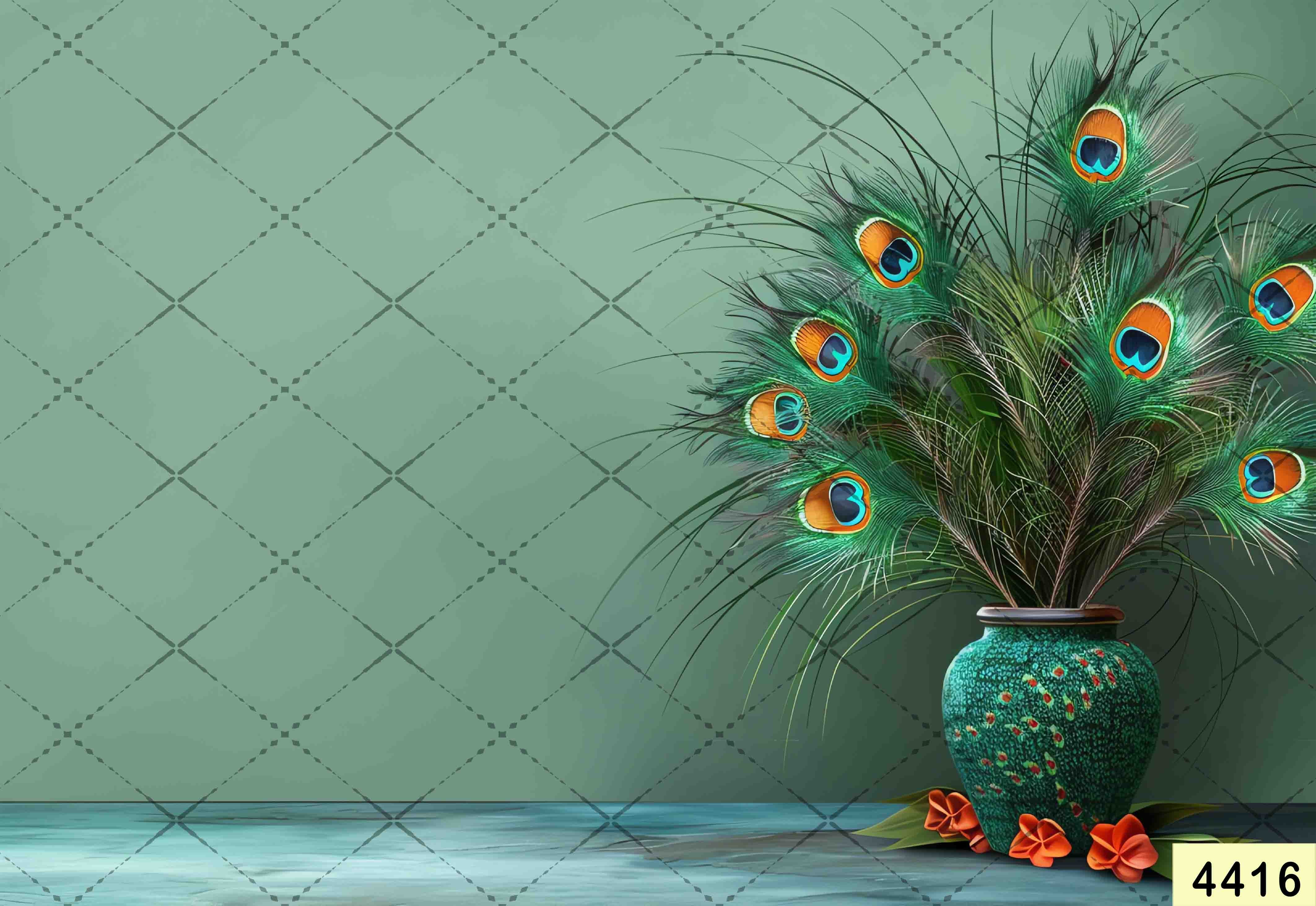 Janmashtami Backdrops | 5*7 Feet (4416)