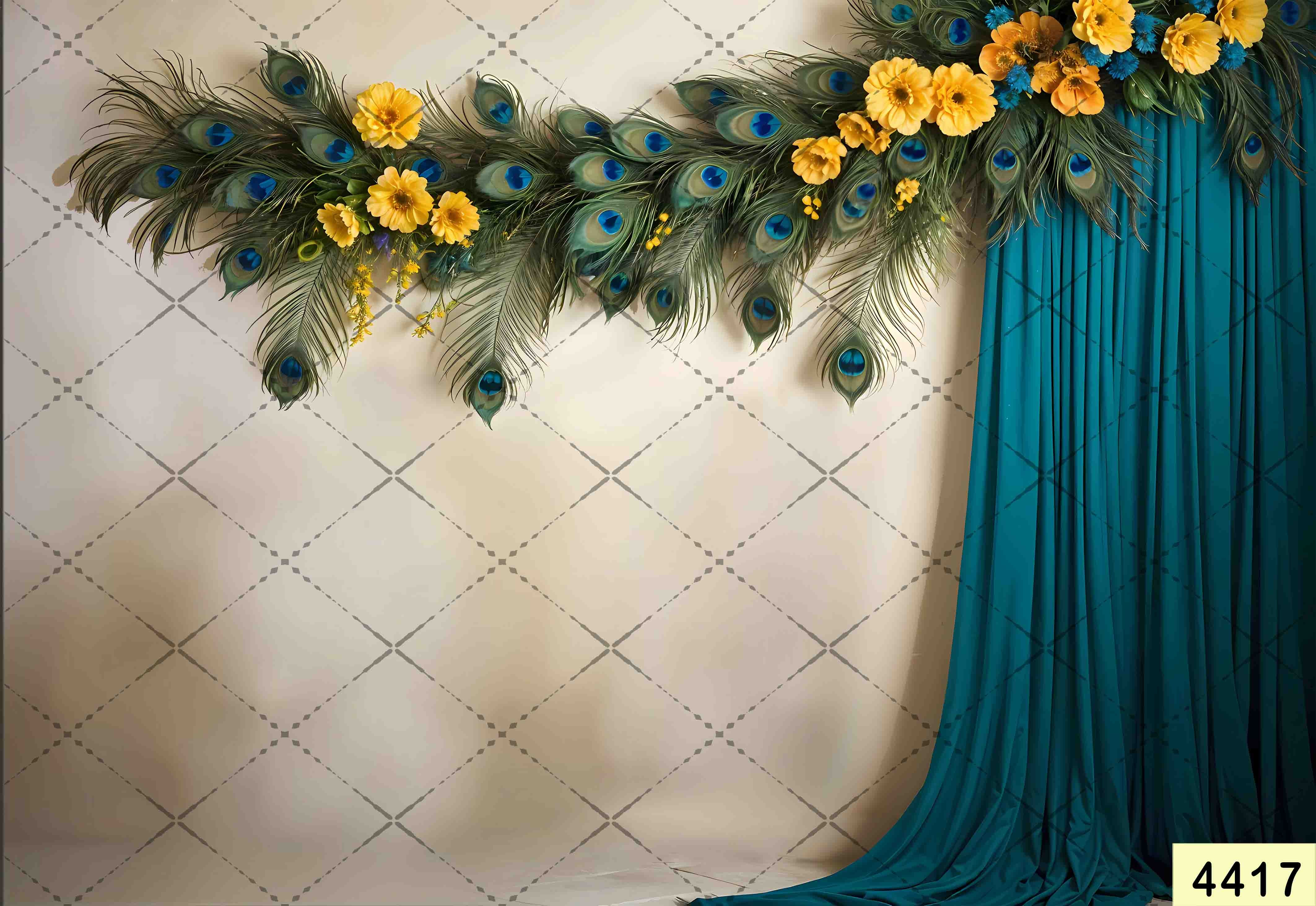 Janmashtami Backdrops | 5*7 Feet (4417)