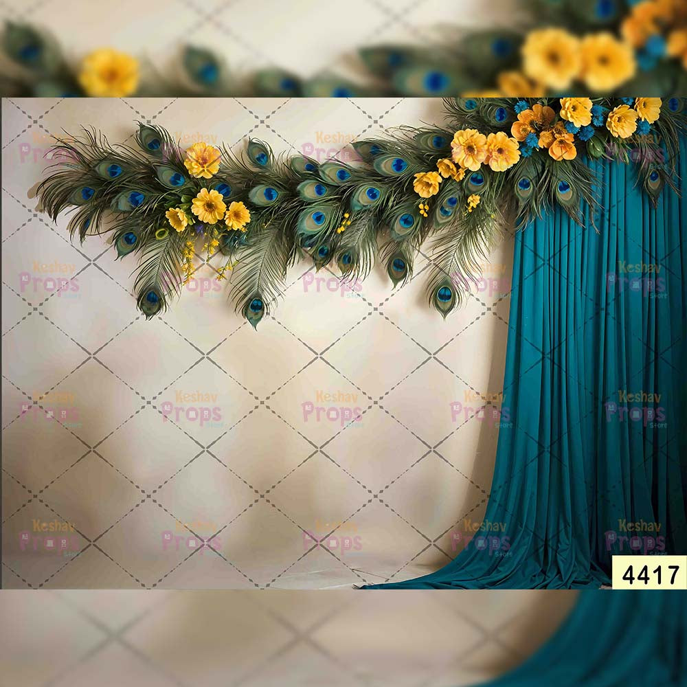 Janmashtami Backdrops | 5*7 Feet (4417)