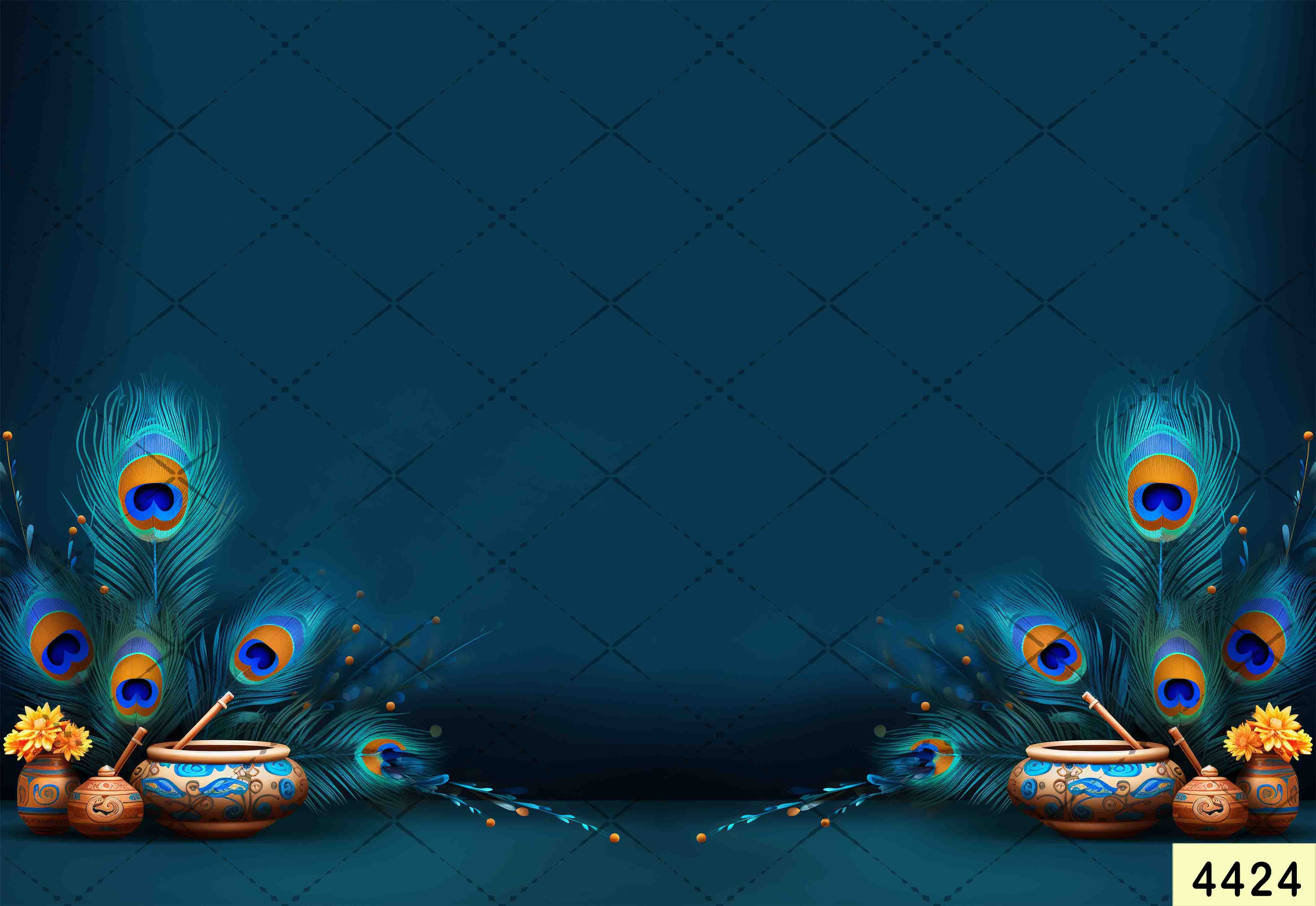 Janmashtami Backdrops | 5*7 Feet (4424)