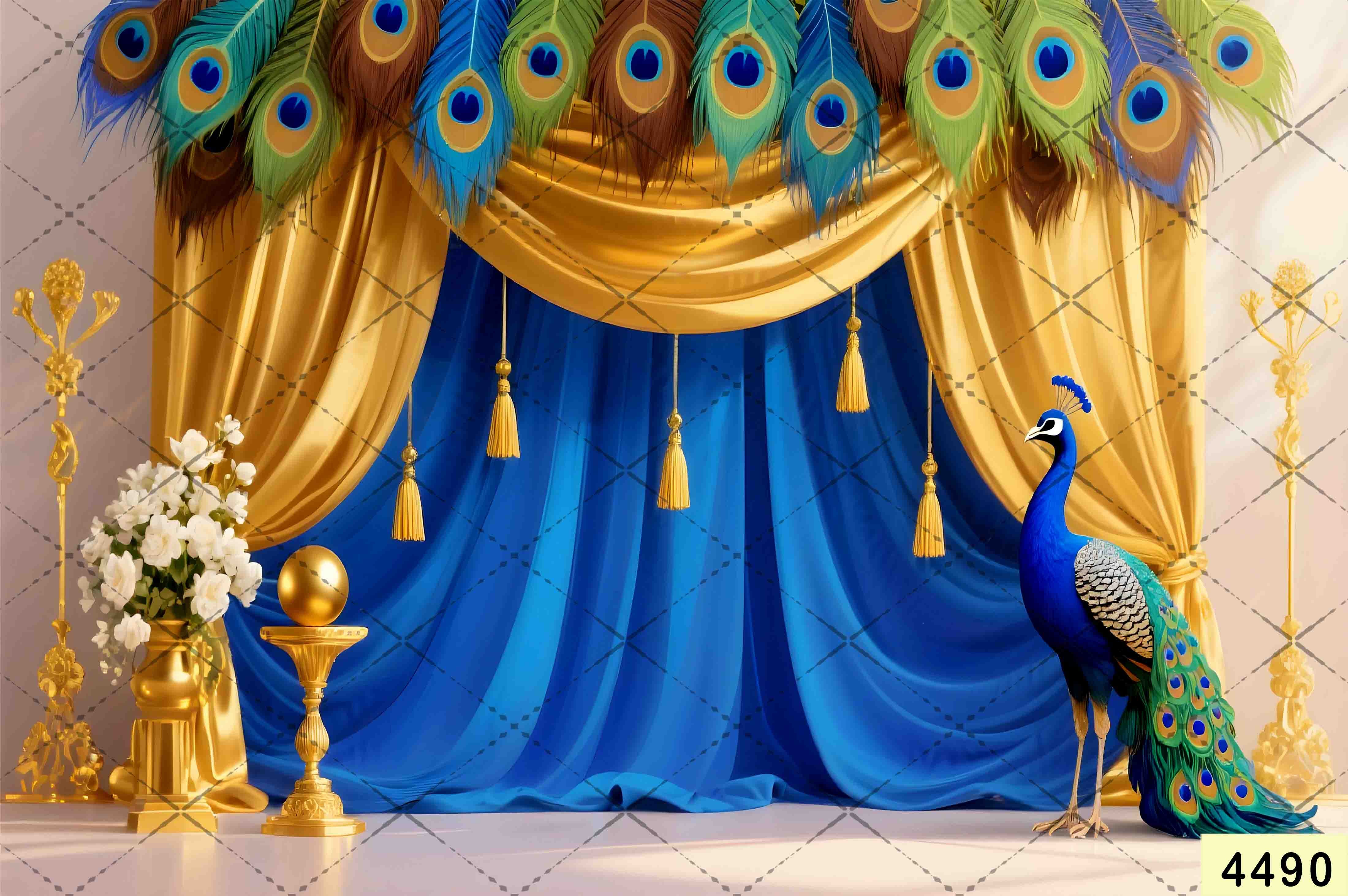 Janmashtami Backdrops | 5*7 Feet (4490)