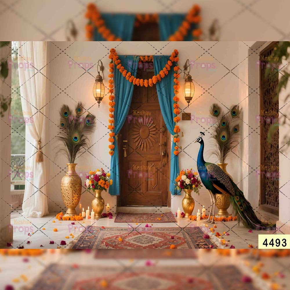 Janmashtami Backdrops | 5*7 Feet (4493)