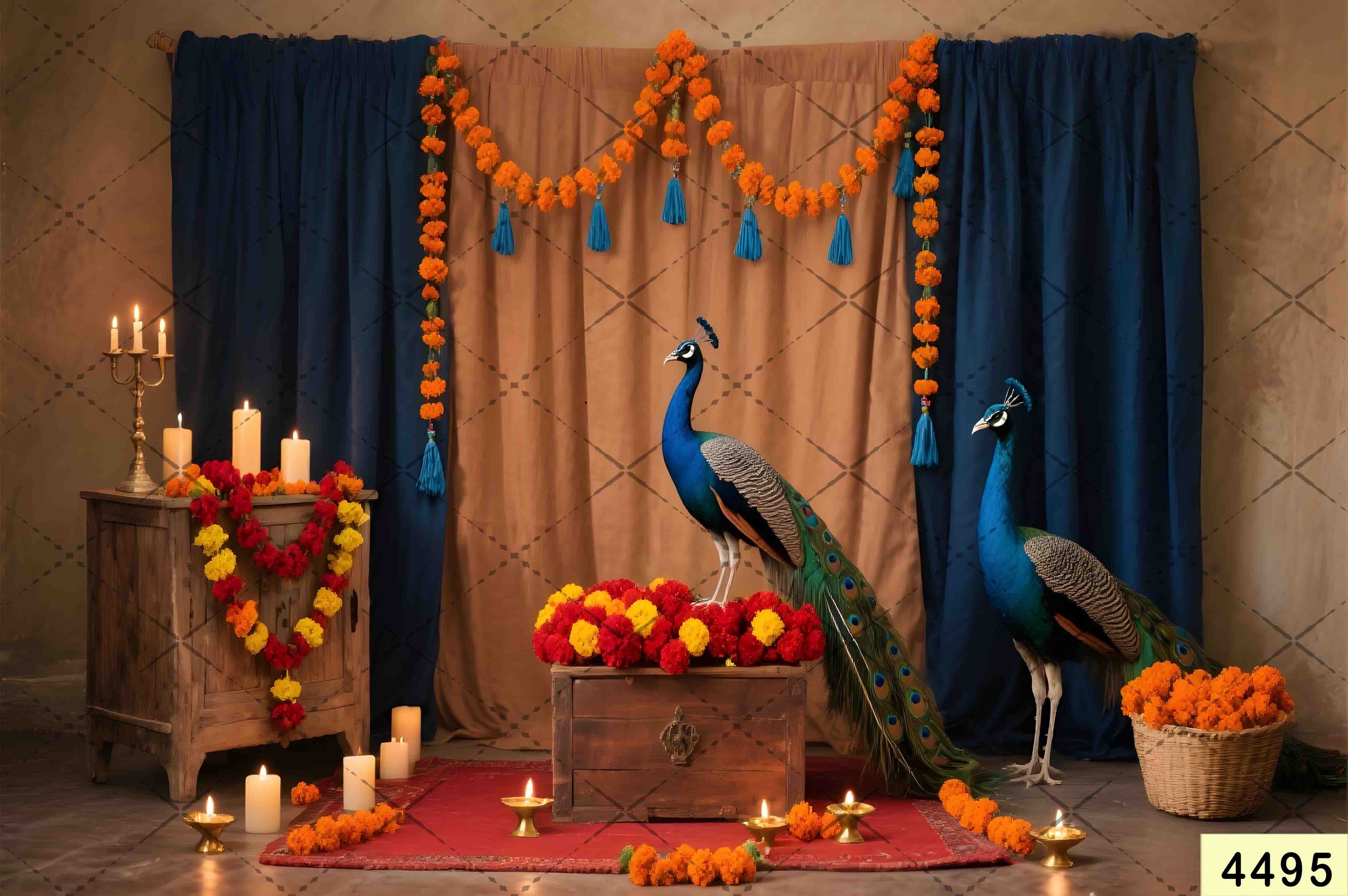Janmashtami Backdrops | 5*7 Feet (4495)