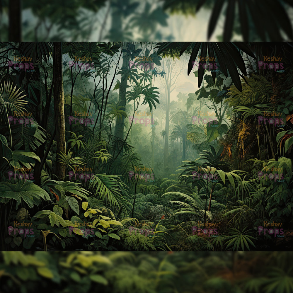 Jungle Theme Backdrop (4553)