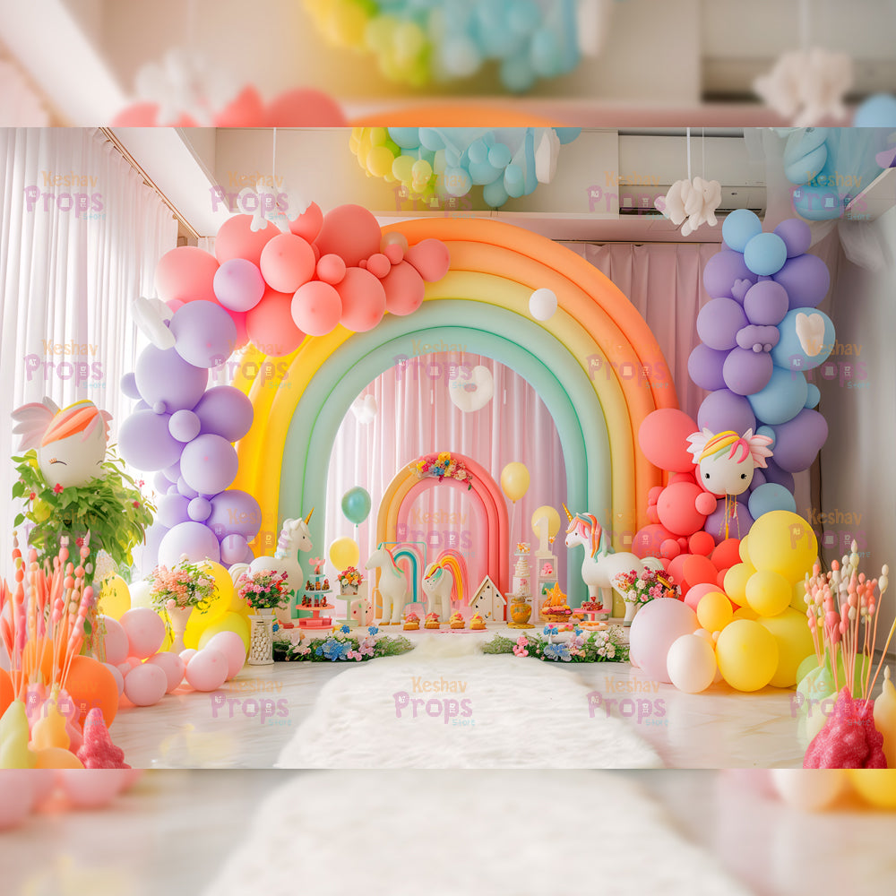 Balloon Theme Backdrop (4570)