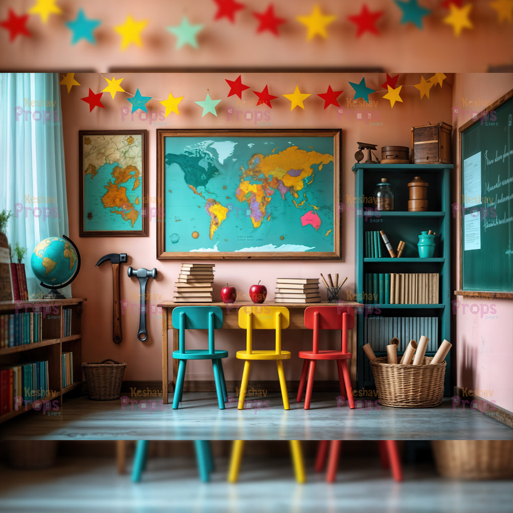 Class Room Theme Backdrop (4650)